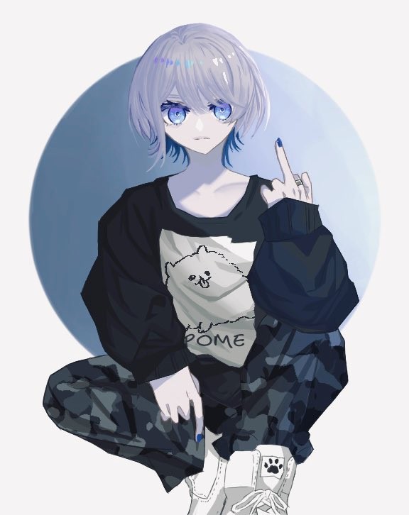 ウルフカット女子