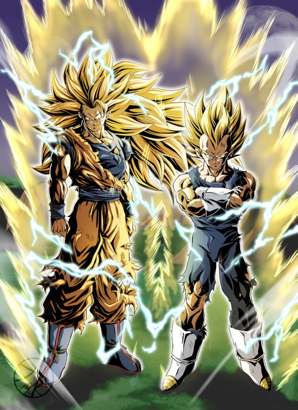 [8周年]孫悟空SSJ3&ベジータSSJ2