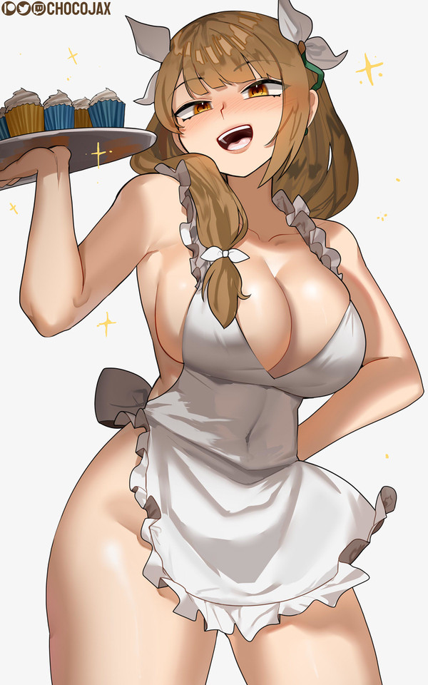 goldmary in an apron