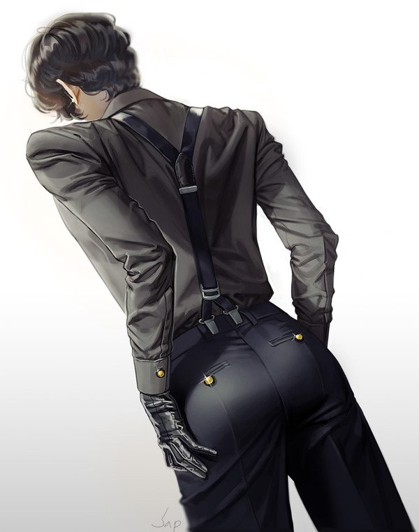 スーツの後ろ姿 The Back of the Suit - 1/1