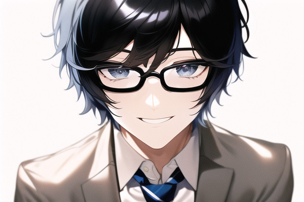 めがね男子