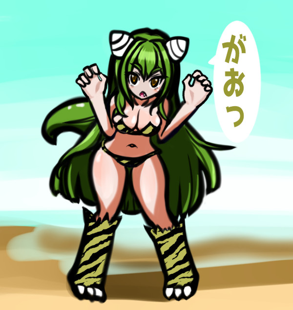 水辺のドラゴン