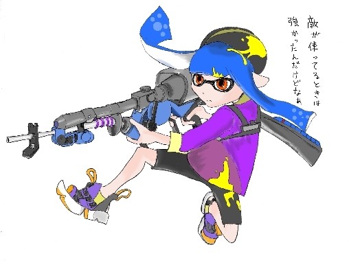 100万ニンが言っていそうなセリフを言うイカ