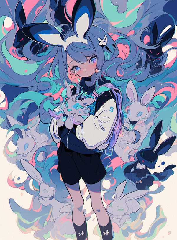 うさぎの女の子