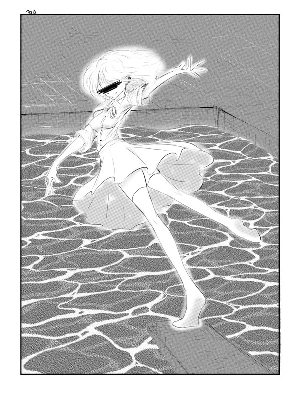 Fake manga page