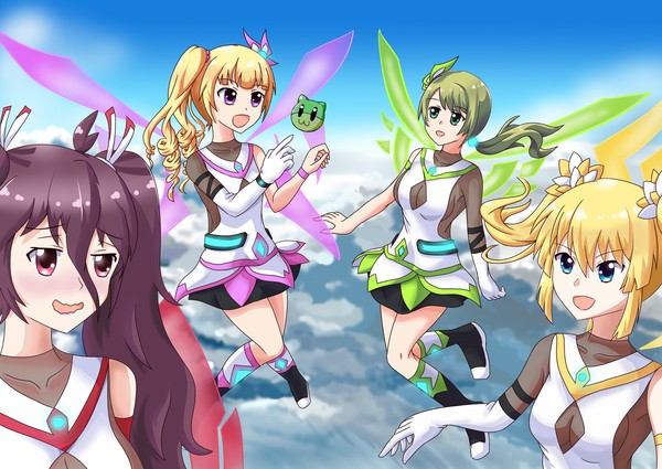胡桃、楓、花音、杏子