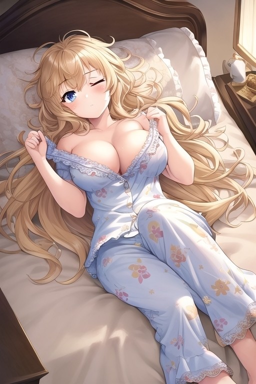 寝起き少女