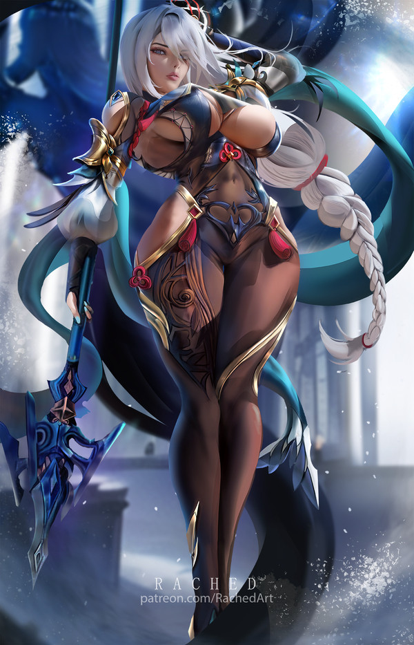 Shenhe Fanart Rached