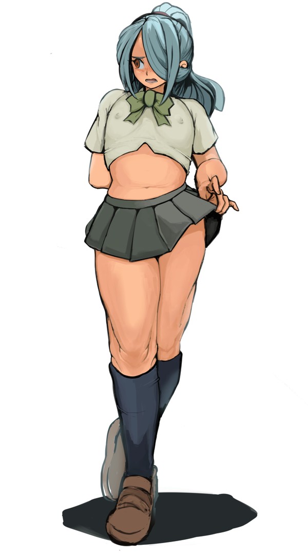 女子制服(XSサイズ)を着させられる一郎太