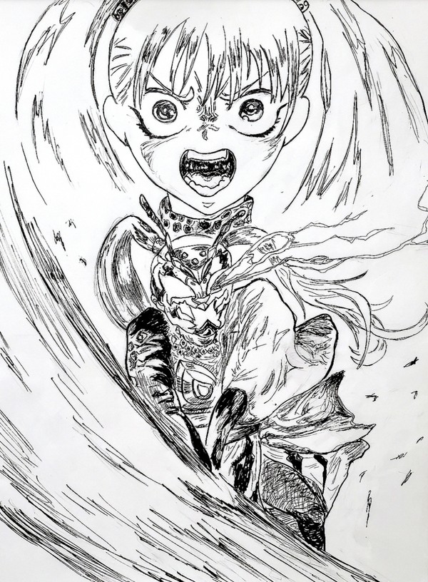 『私の前でおもいっきり泣いて！お願い!!　ルリ子!!!』