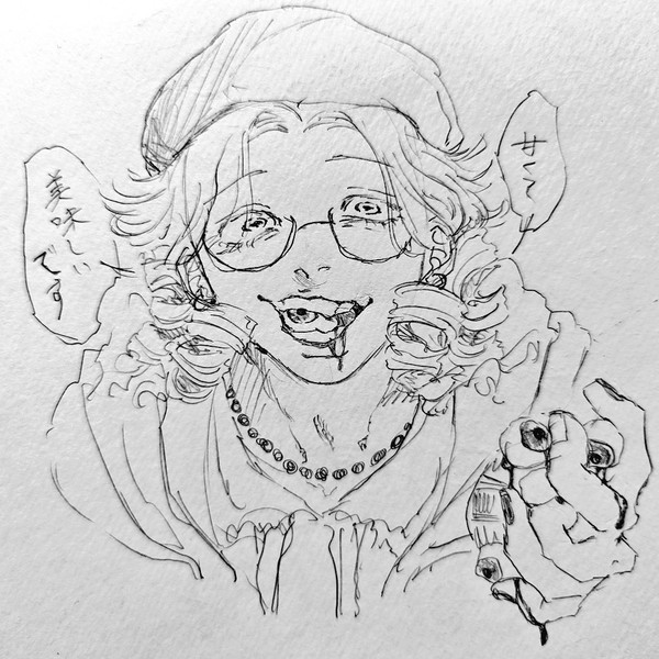 目玉グミを食べる時空院ｻﾝ