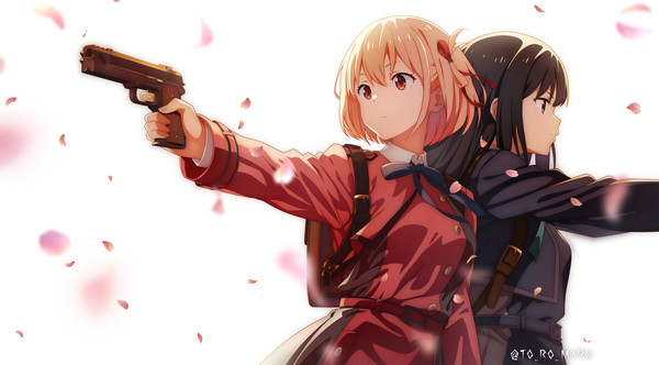桜と彼岸花