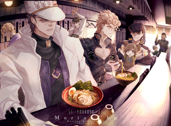 杜王町に遊びに来たジョルノと初ラーメン体験(2023/2/3)