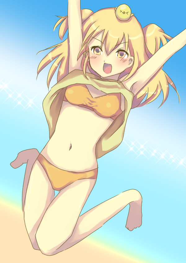Pちゃんと海