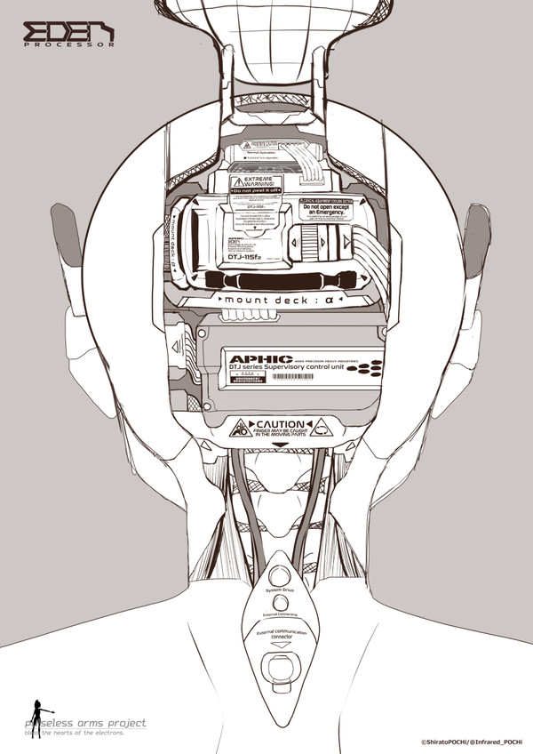 Head internal mechanism.