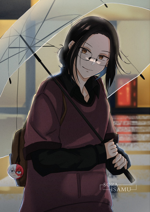 Girl in night city