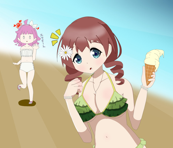 エマちゃん、水着