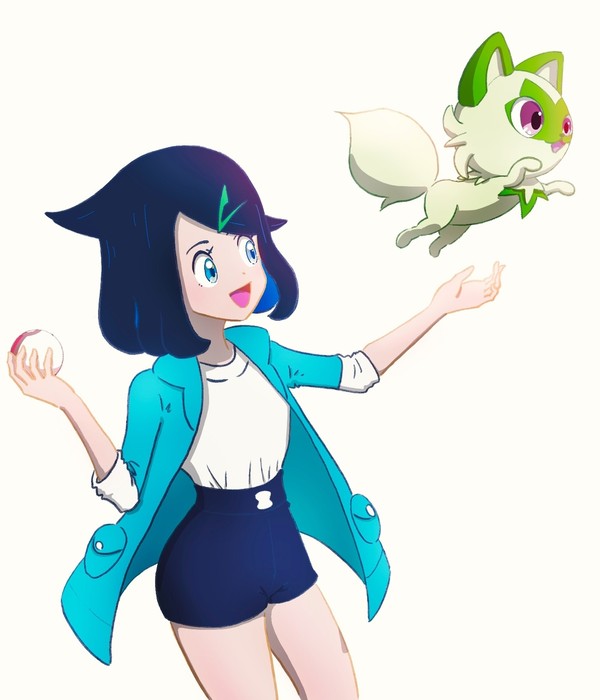 リコとニャオハ