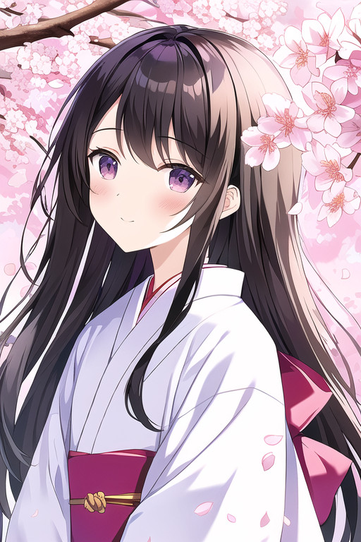 桜×和服