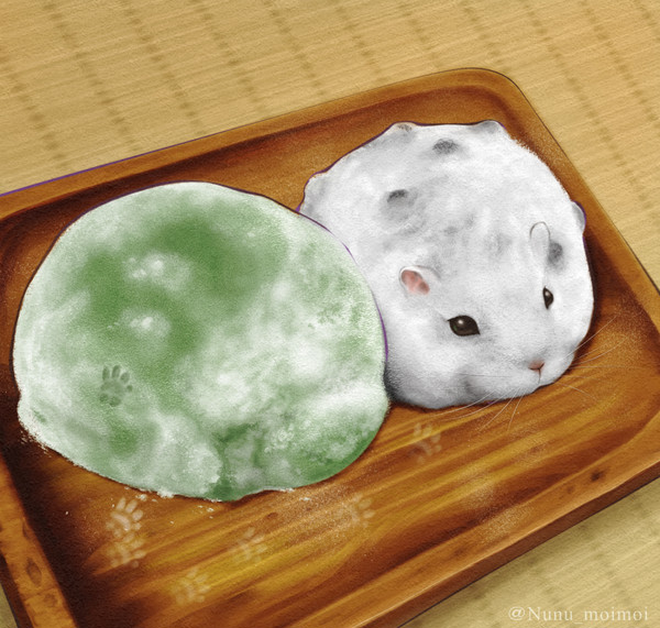 よもぎ大福と豆大福