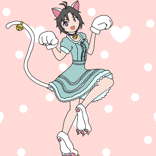 まこまこしろねこ