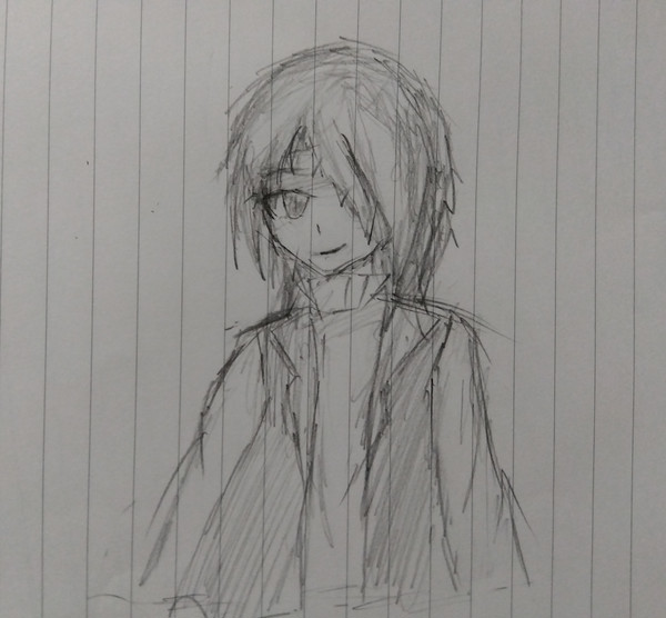 半田ﾆｷ落描き