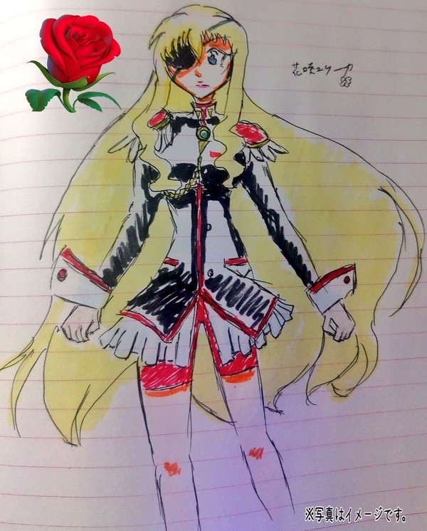 コスプレ?なイラスト。