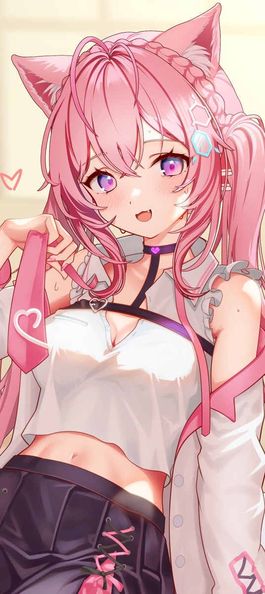「最近暑いね～♡」