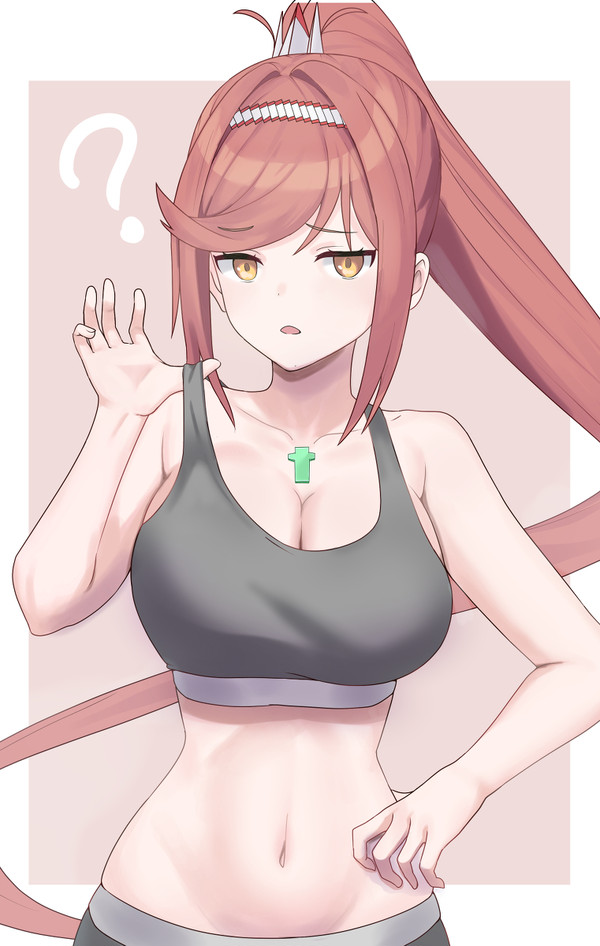 カギロイちゃんにスポブラ着てもらった