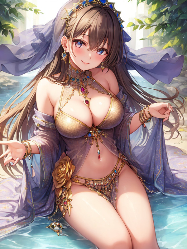 Jewelry eyes girl