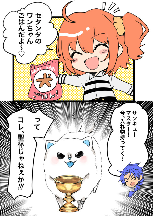 セタンタの犬に聖杯をあげたい