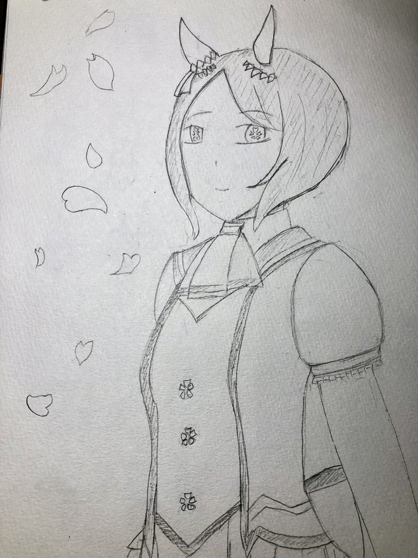 桜舞う　