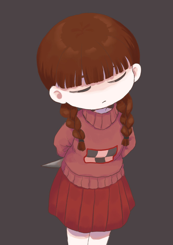 薄目のまどつきちゃん