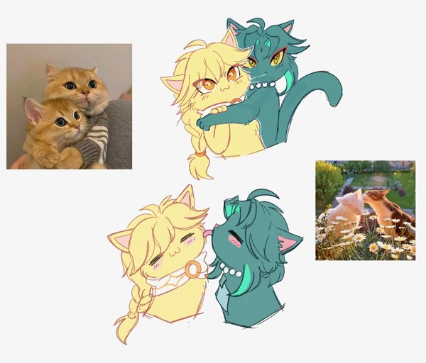 More redraw kitties!