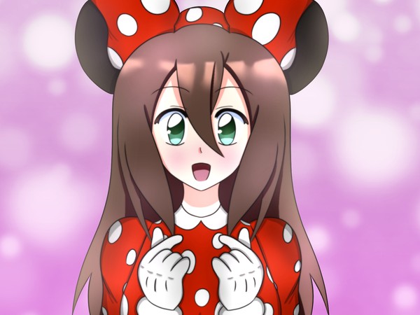 Iris but she’s Minnie Mouse