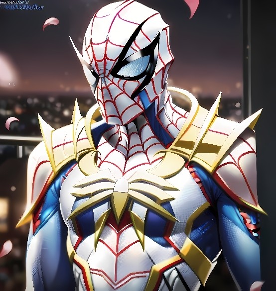 Gold Spiderman My AI Art