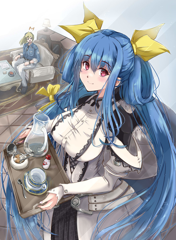 ディズィー「シン。ご褒美の砂糖水よ。」