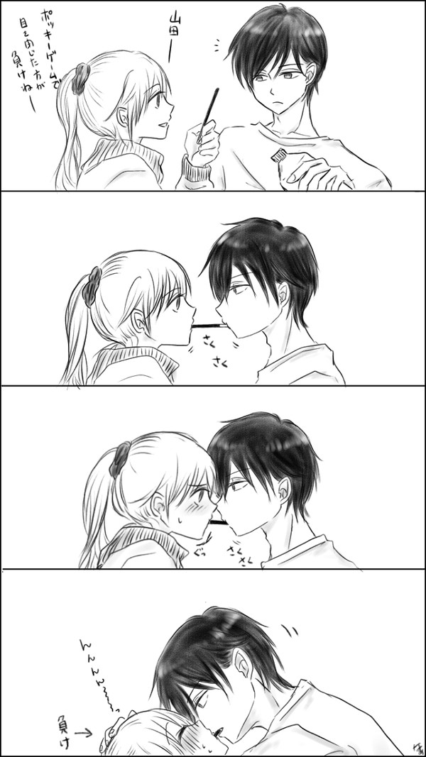 山茜のポッキーゲーム