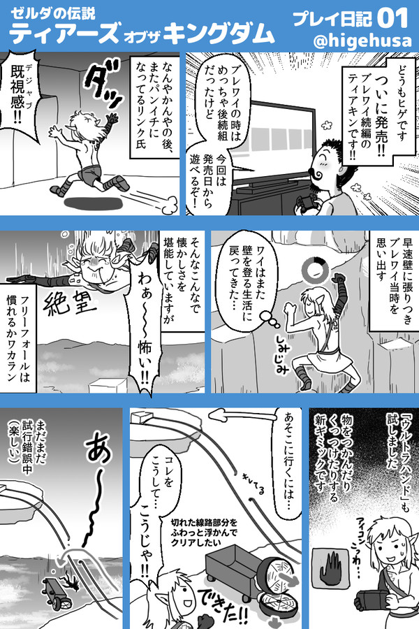 ティアキン・プレイ日記01~04まとめ