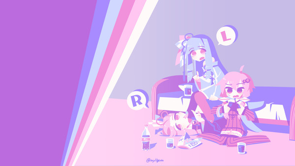 ＜左でしょ　ひええ　右やろ＞