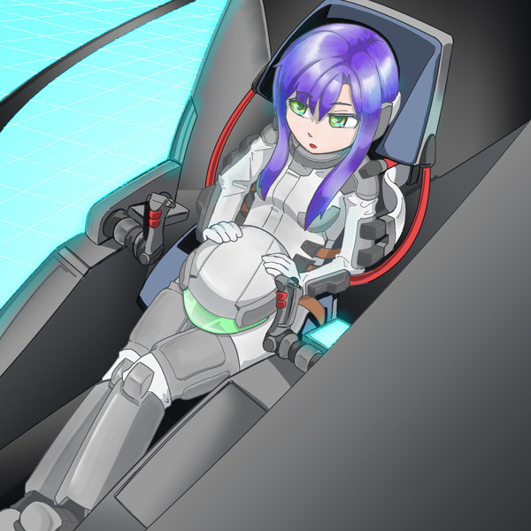 コックピットの中