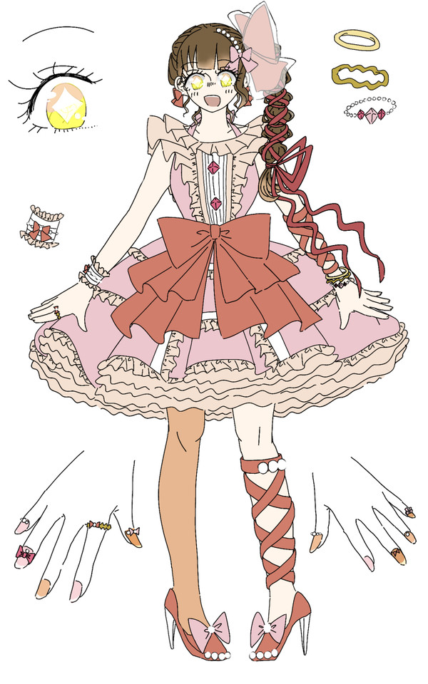 創作の女の子