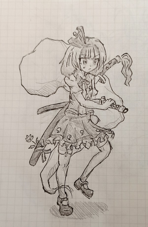 少し混乱している妖夢さん