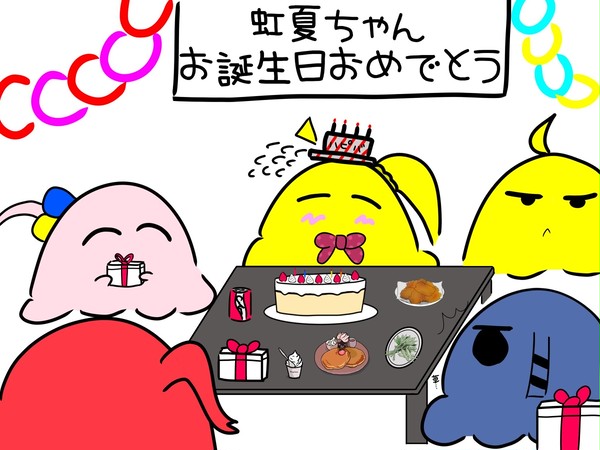 伊地知虹夏ちゃん 誕生日おめでとう(メンダコ)