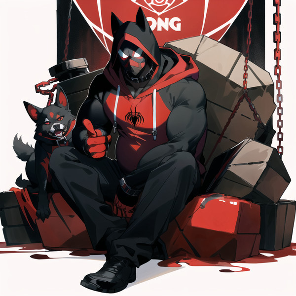 spiderman black shuck hellhound