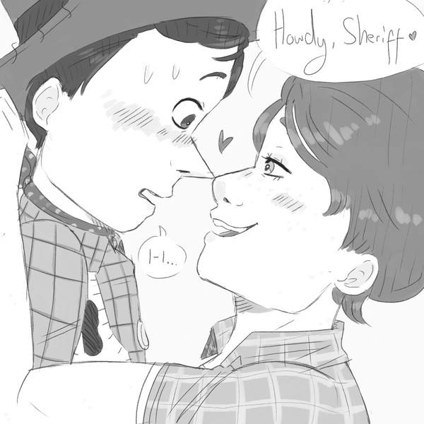 Howdy~ (Human!Woody x Andy)