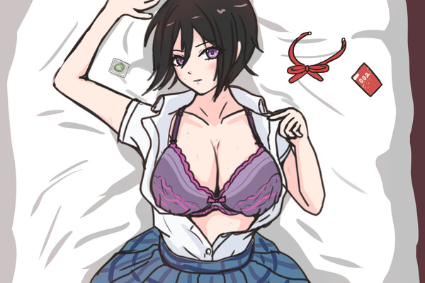 落書き　紫苑