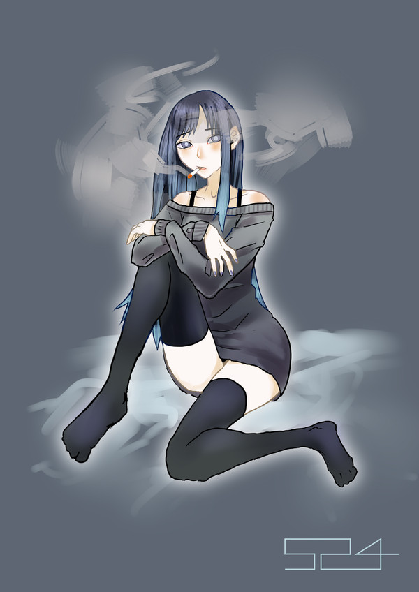 喫煙女子ちゃん