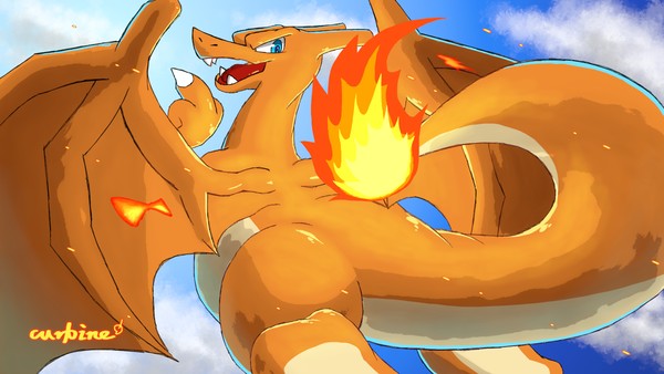空中散歩リザードン