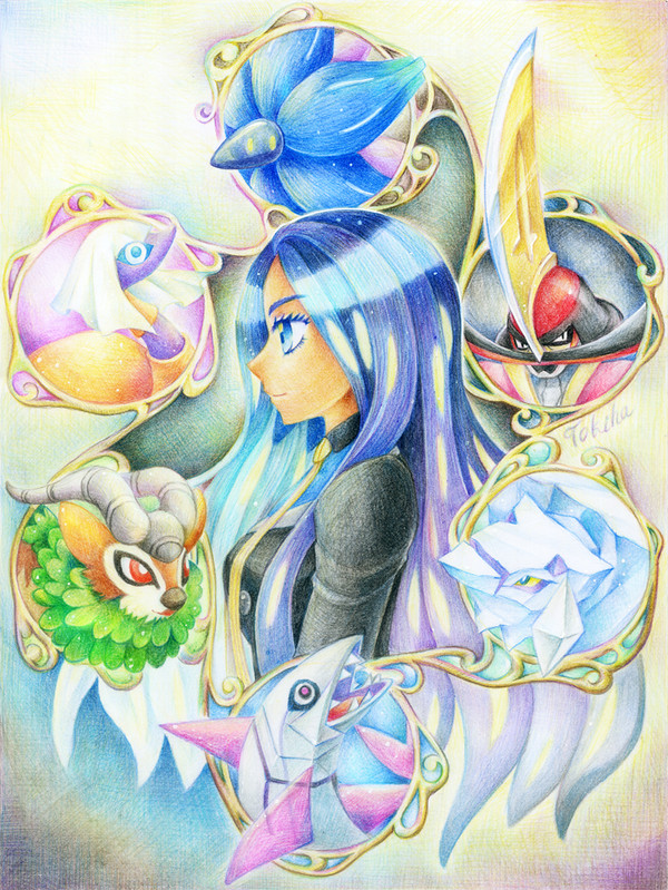 オモダカさん中心絵ログ